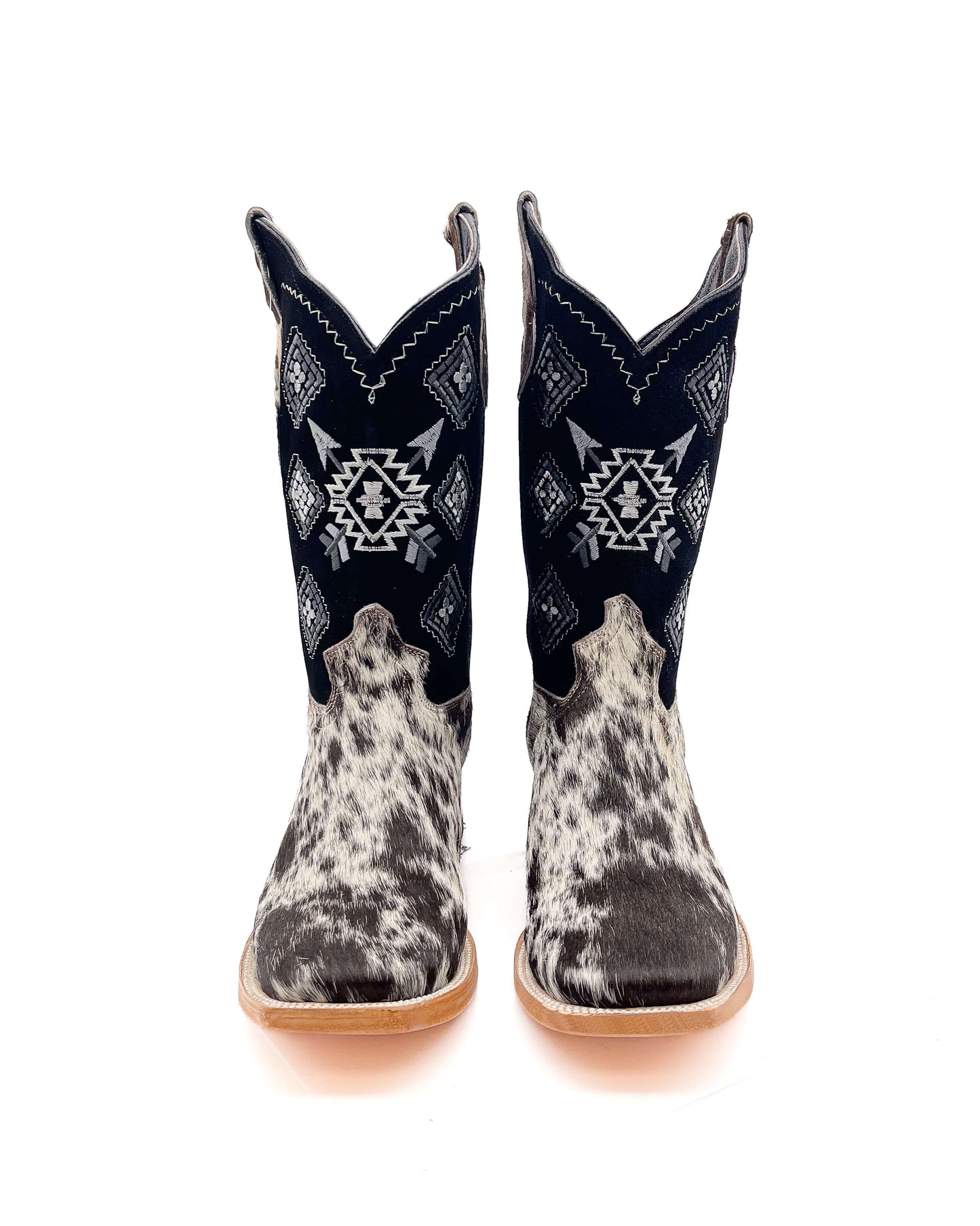 Bota Bulldog Pelo de Vaca Pinto