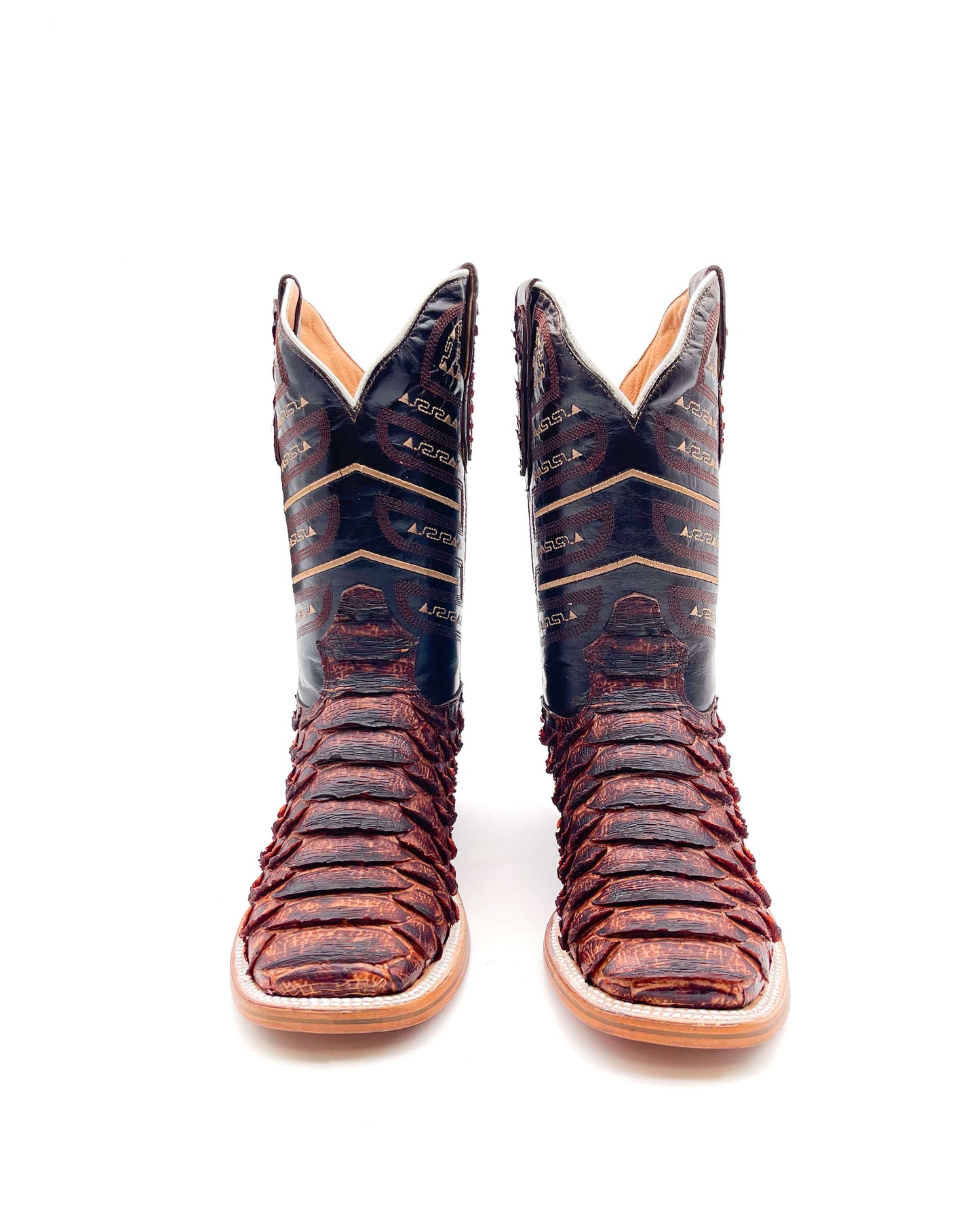 Bota Bulldog Pitón Cognac