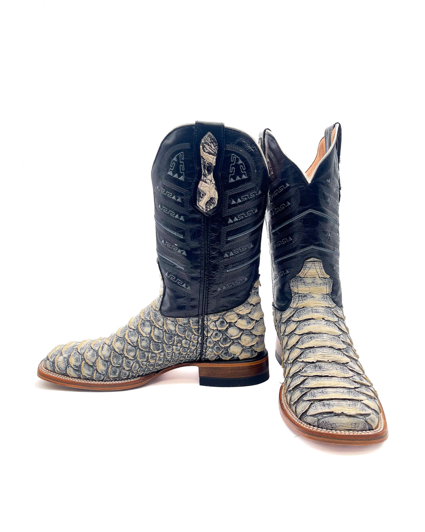 Bota Bulldog Pitón Gris Sombreado