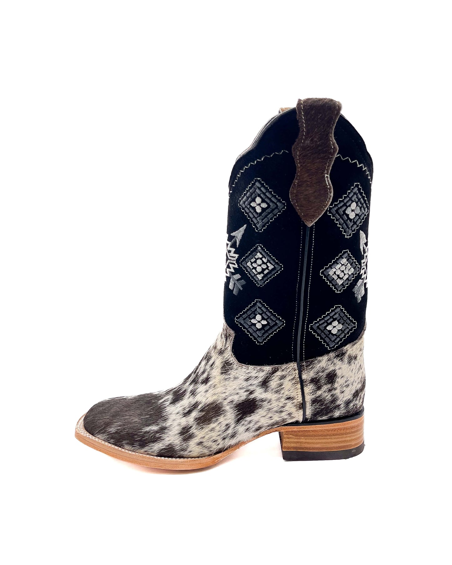 Bota Bulldog Pelo de Vaca Pinto