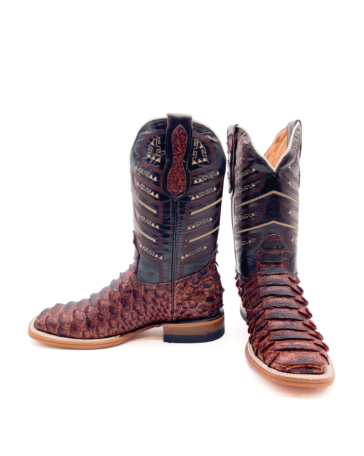 Bota Bulldog Pitón Cognac
