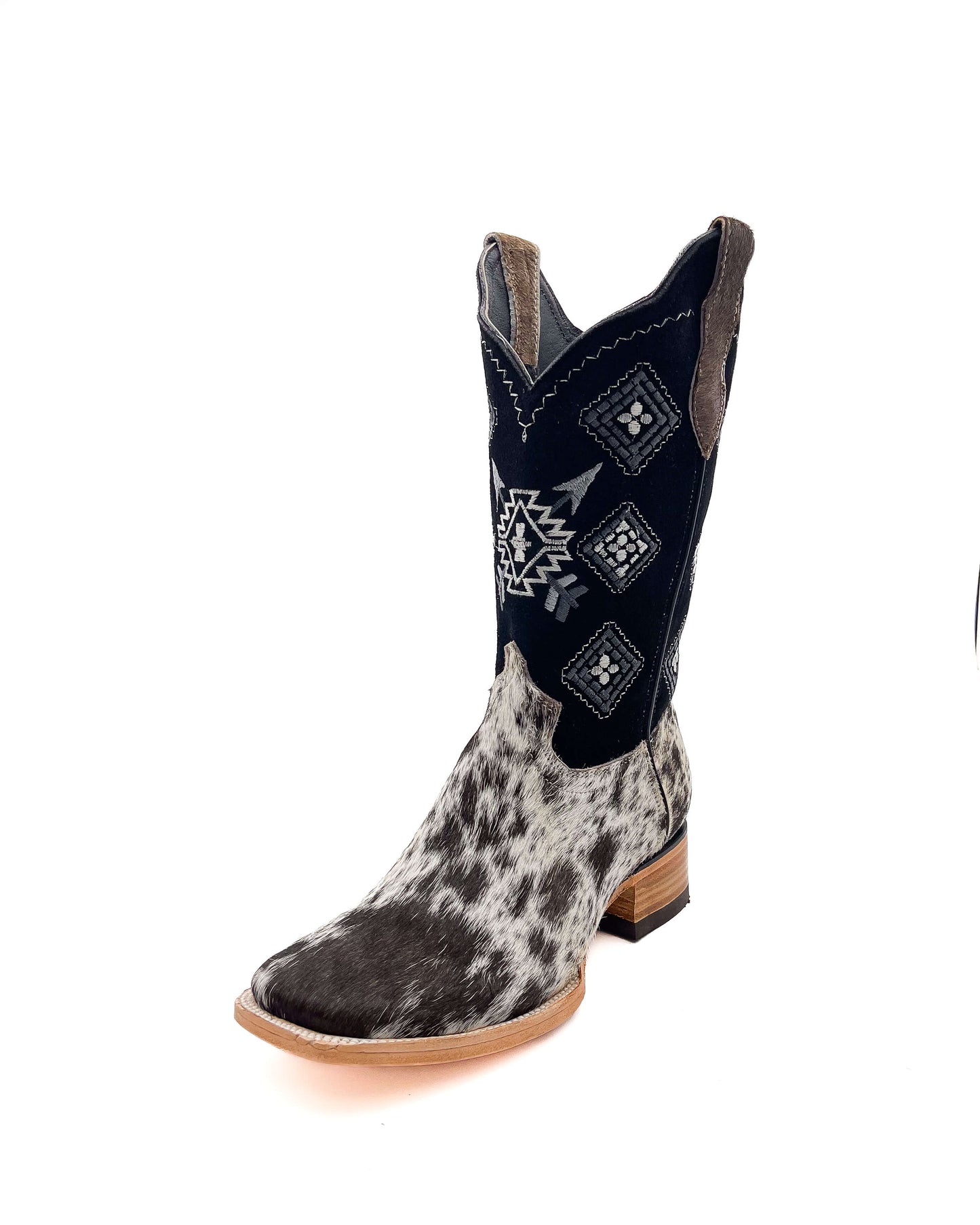 Bota Bulldog Pelo de Vaca Pinto