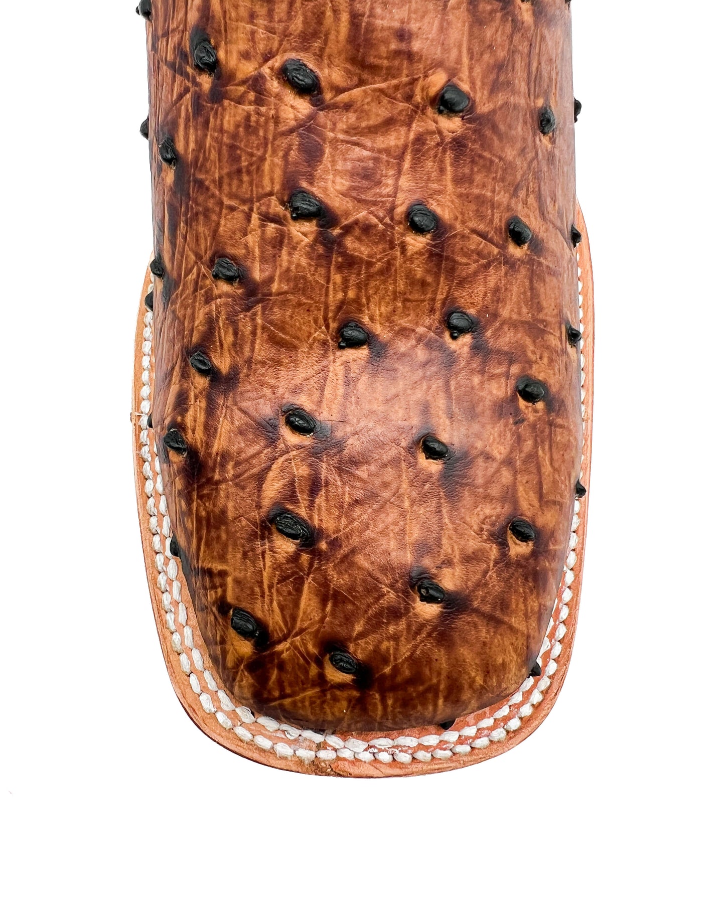 Bota Bulldog Avestruz Marmoleado Café