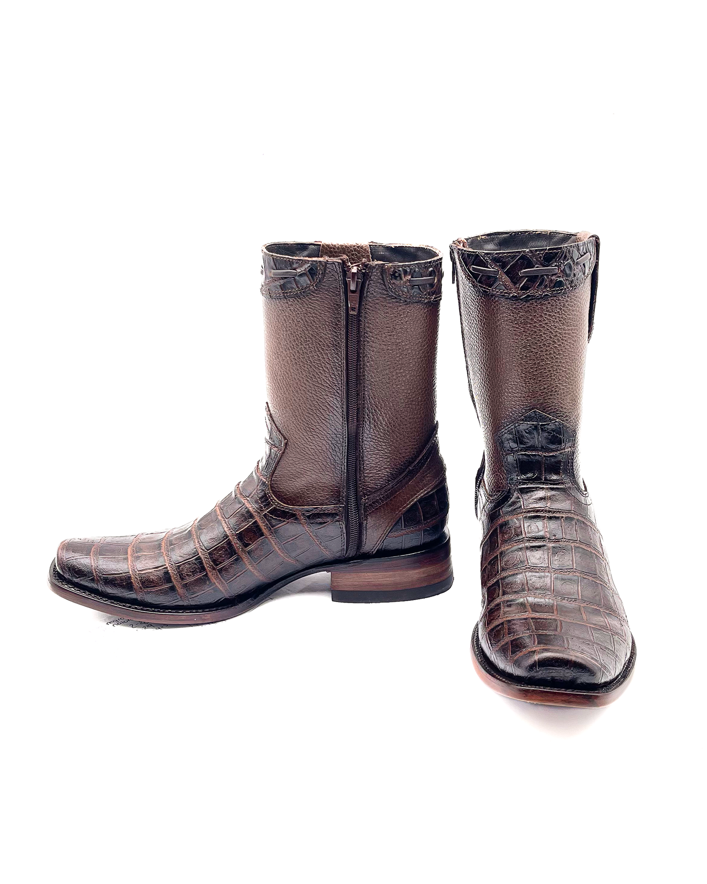 Botín Dubái Exótico Cocodrilo