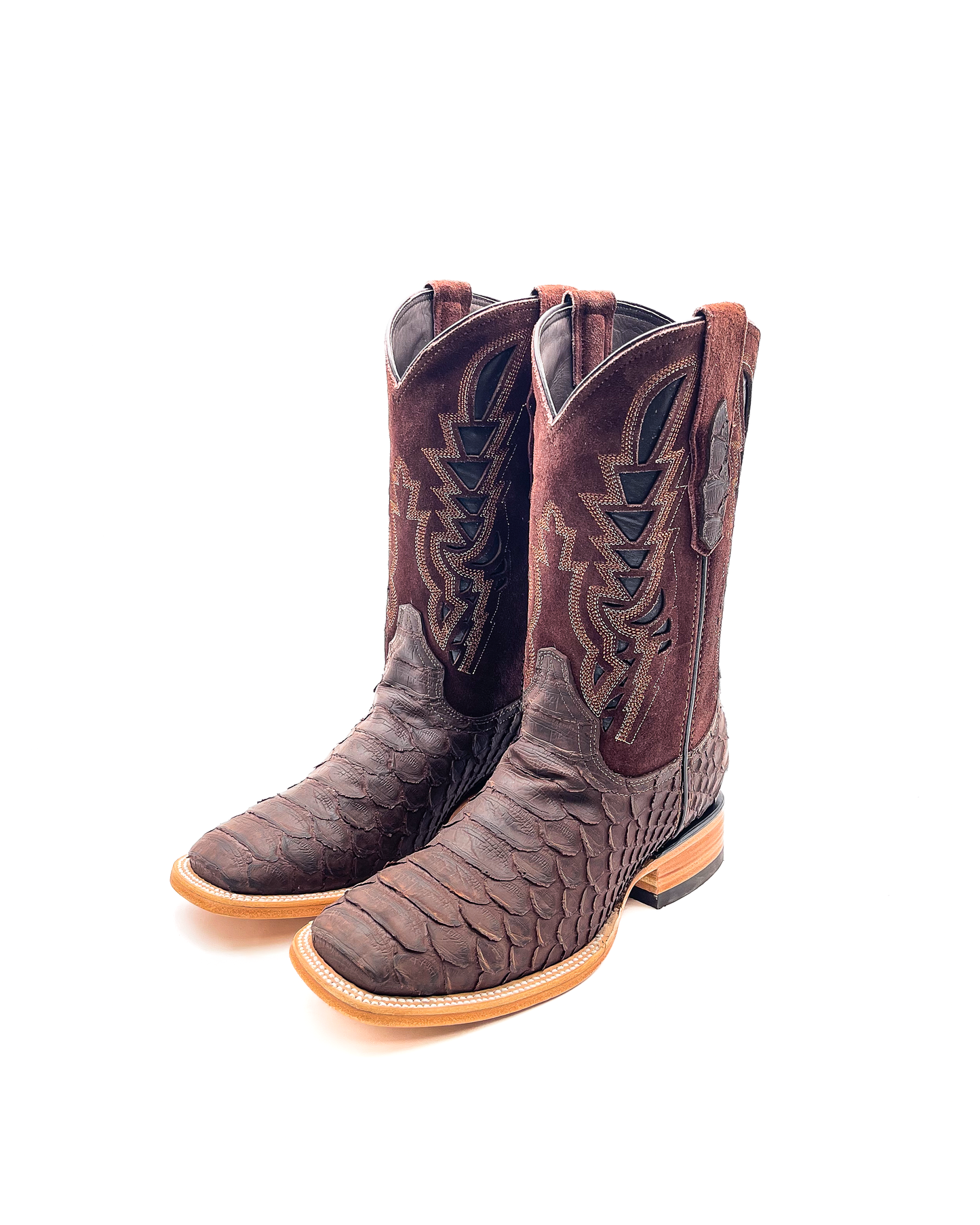 Bota Bulldog Pitón Café Nobuck