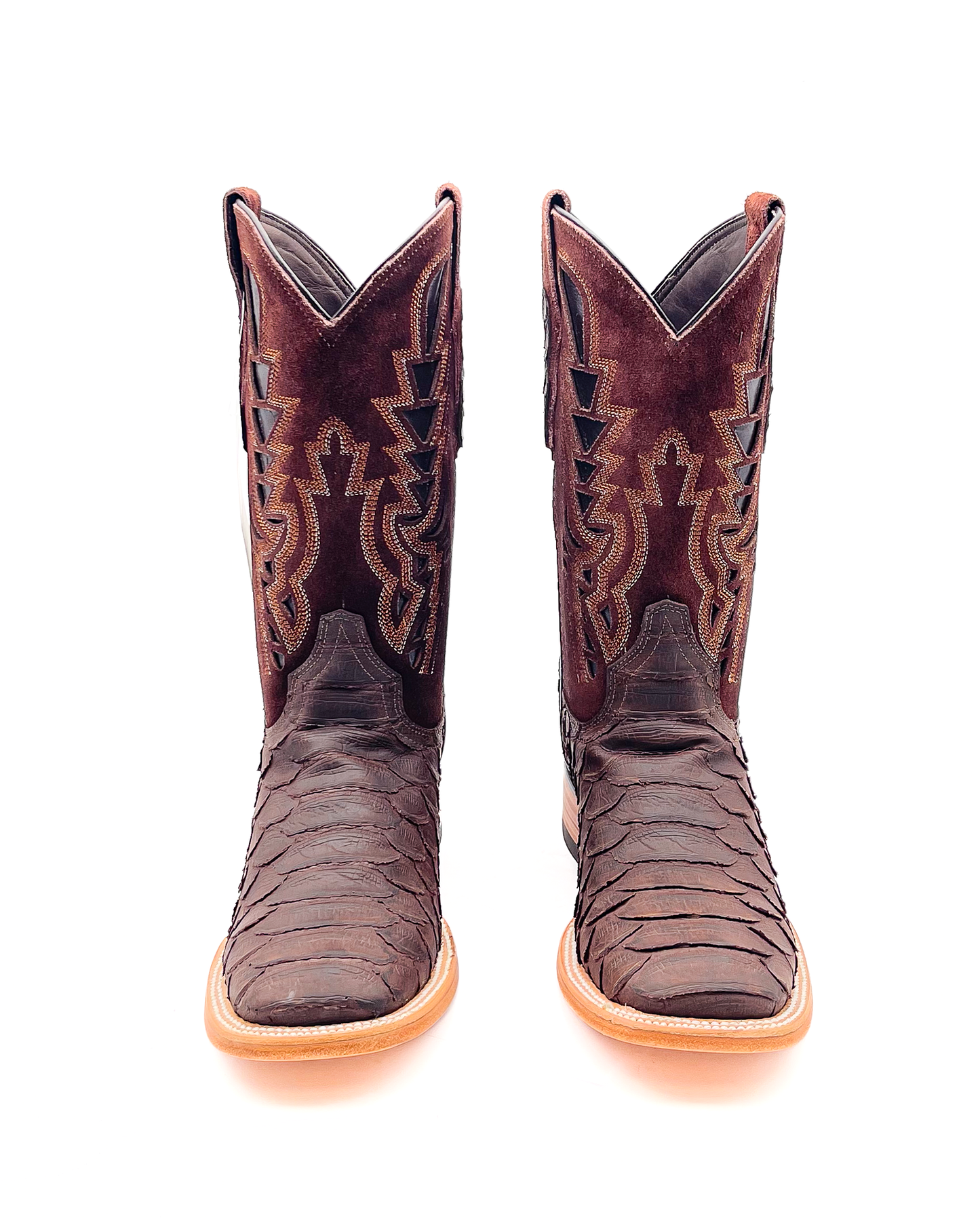 Bota Bulldog Pitón Café Nobuck