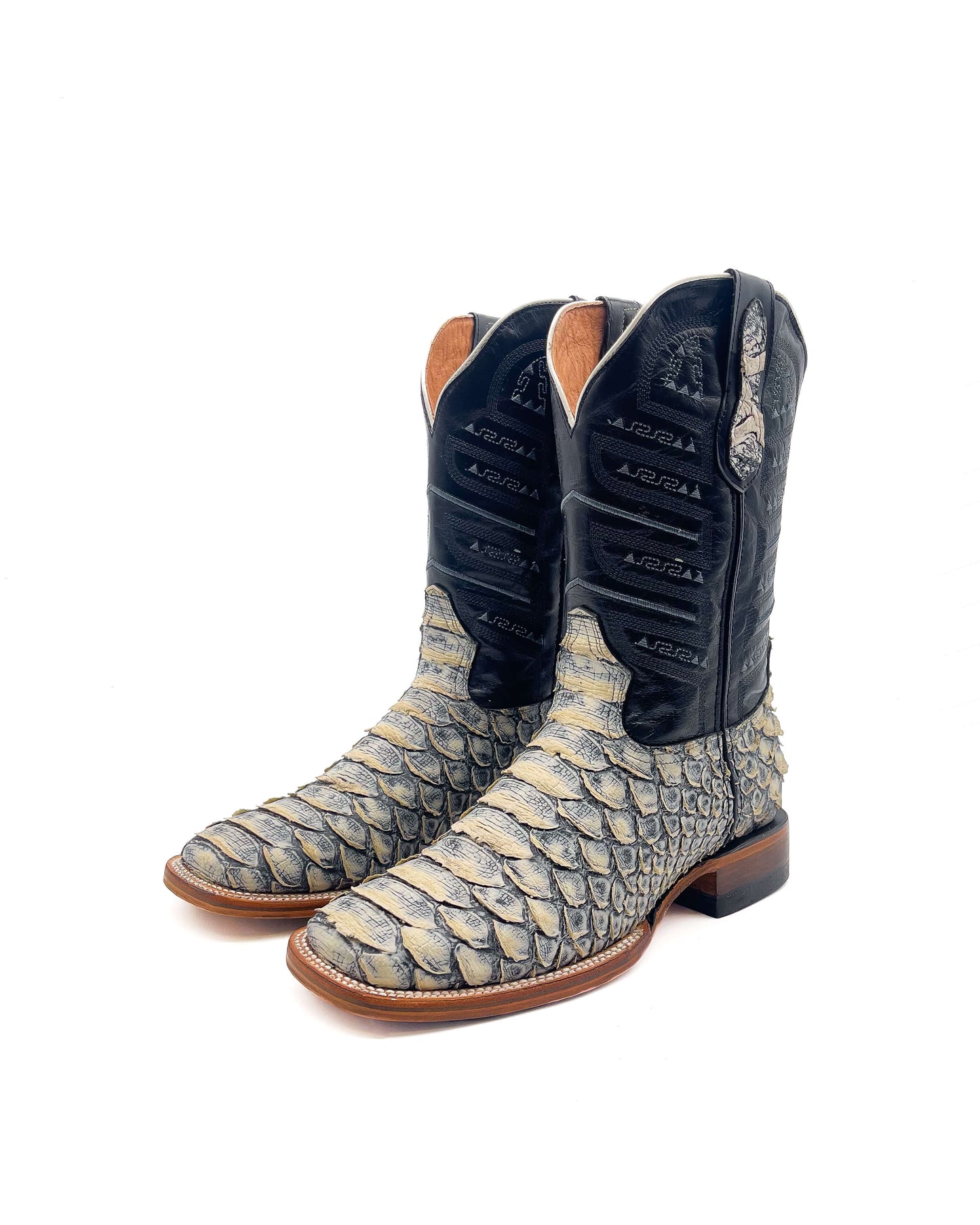 Bota Bulldog Pitón Gris Sombreado