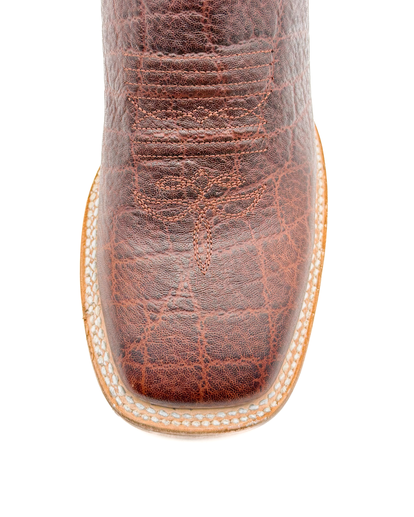 Bota Bulldog Imitación Oreja de Elefante Café