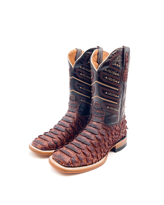 Bota Bulldog Pitón Cognac
