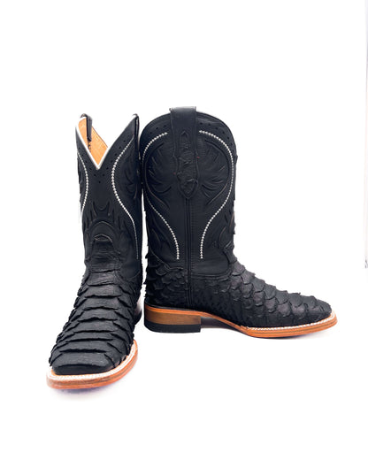 Bota Bulldog Pitón Negro