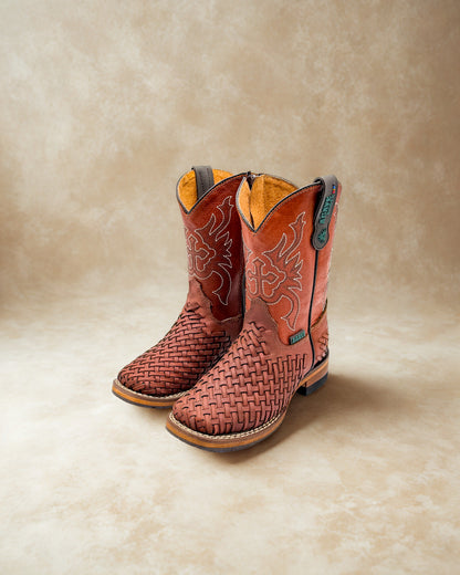 Bota de Niño Tejida Petatillo