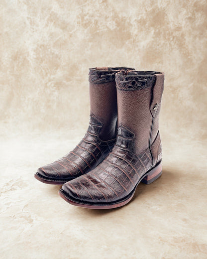 Botín Dubái Exótico Cocodrilo