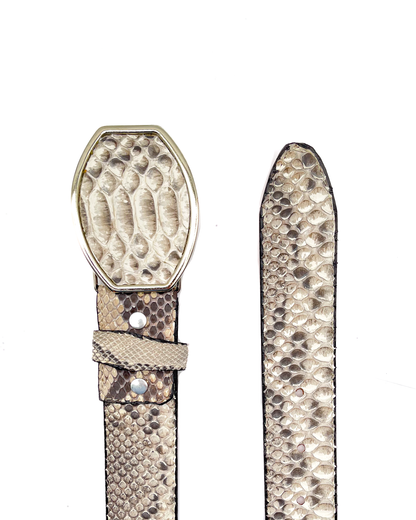 Cinto Exótico en Piel de Pitón