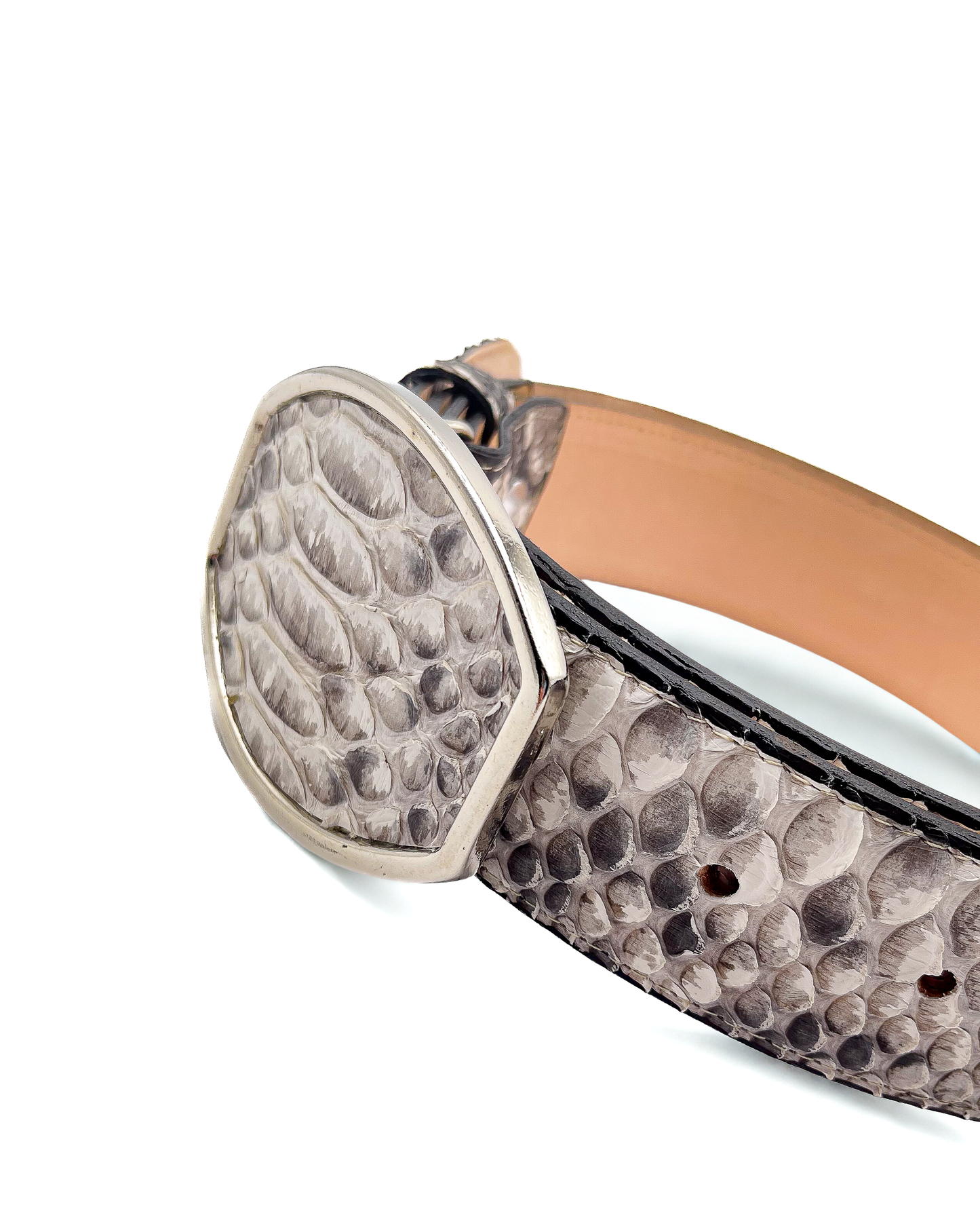 Cinto Exótico en Piel de Pitón