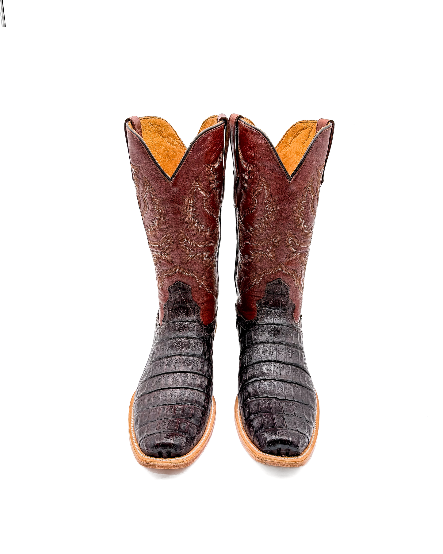 Bota Cutter Cocodrilo Café Original