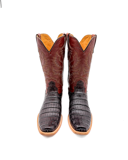 Bota Cutter Cocodrilo Café Original
