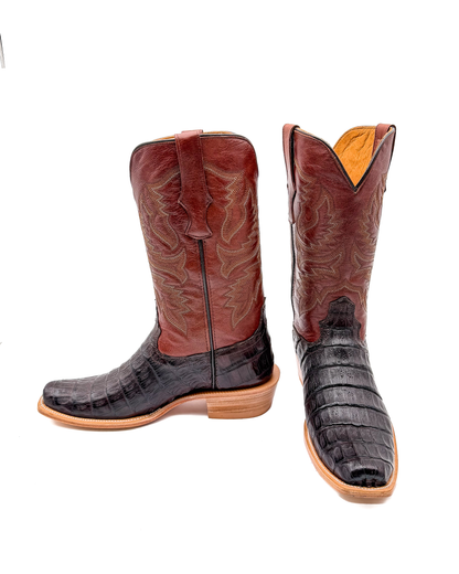 Bota Cutter Cocodrilo Café Original
