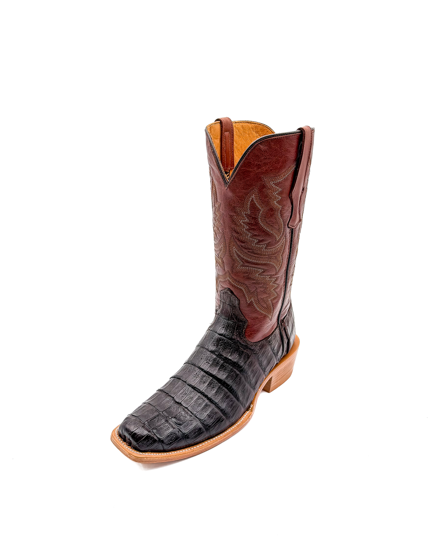 Bota Cutter Cocodrilo Café Original