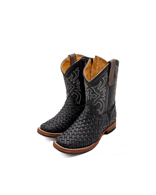 Bota de Niño Tejida Petatillo