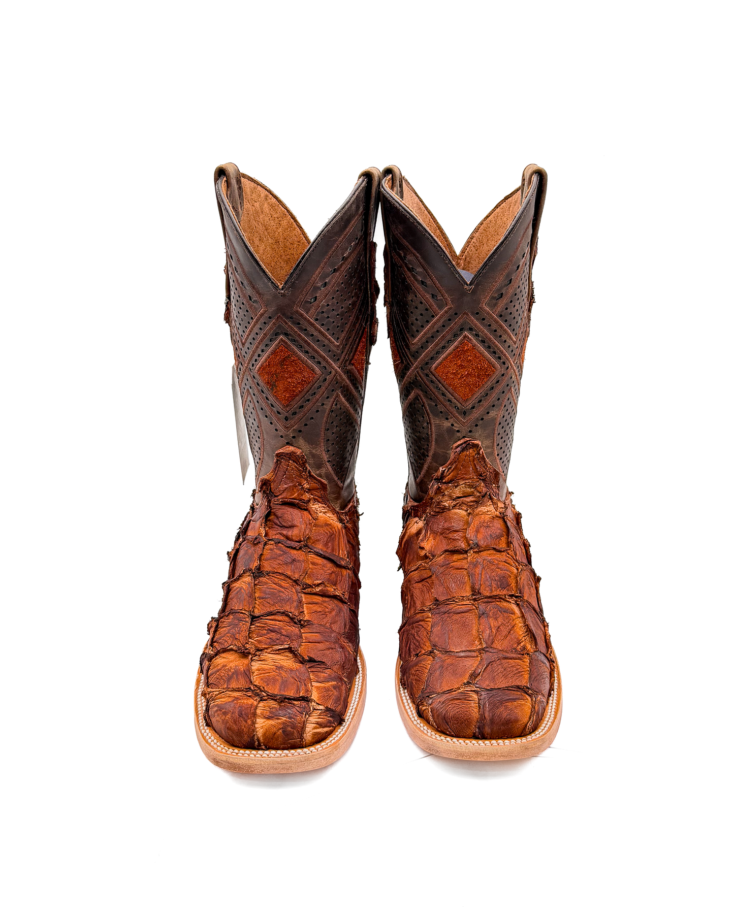 Bota Bulldog En Piel Genuina de Pescado