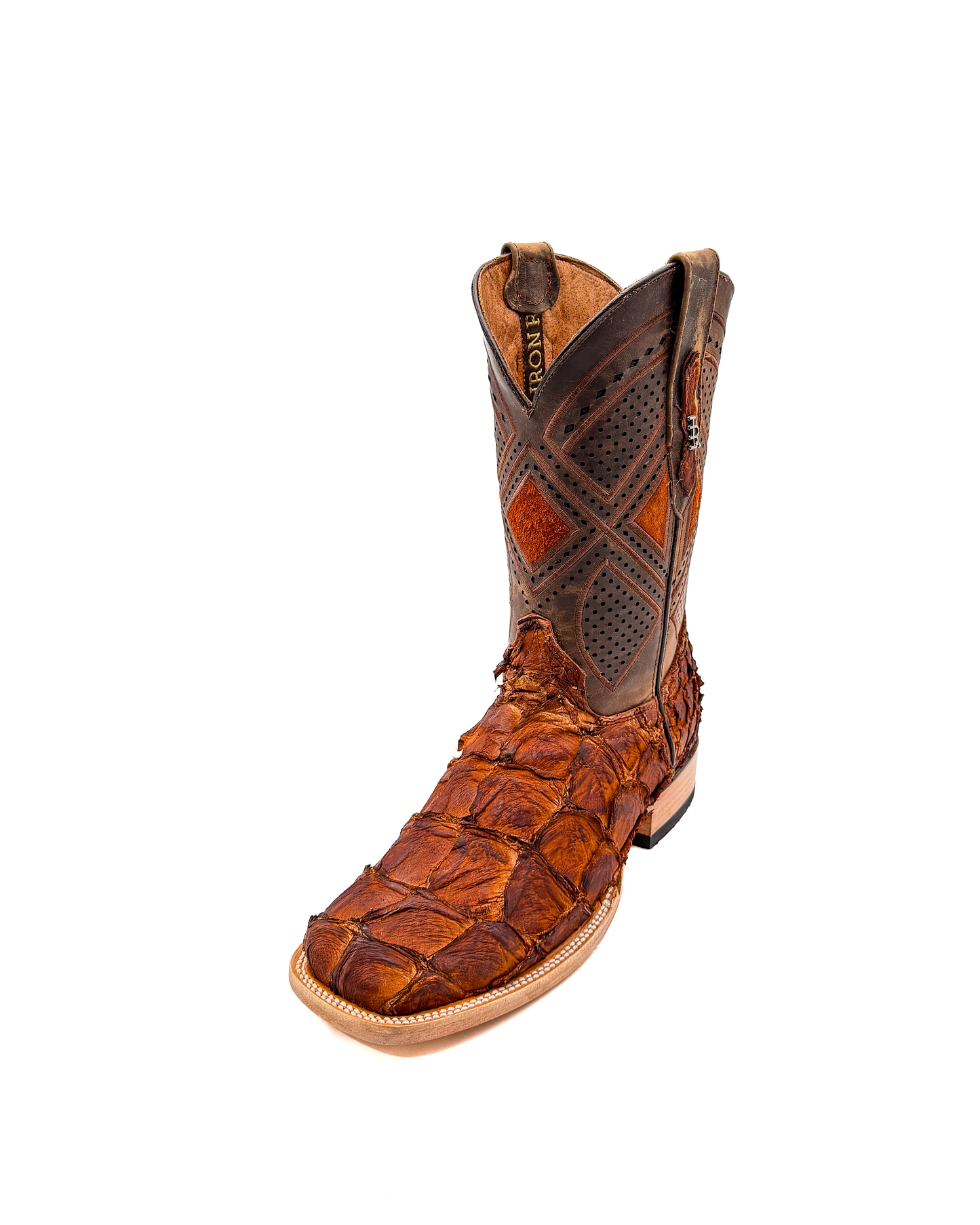 Bota Bulldog En Piel Genuina de Pescado