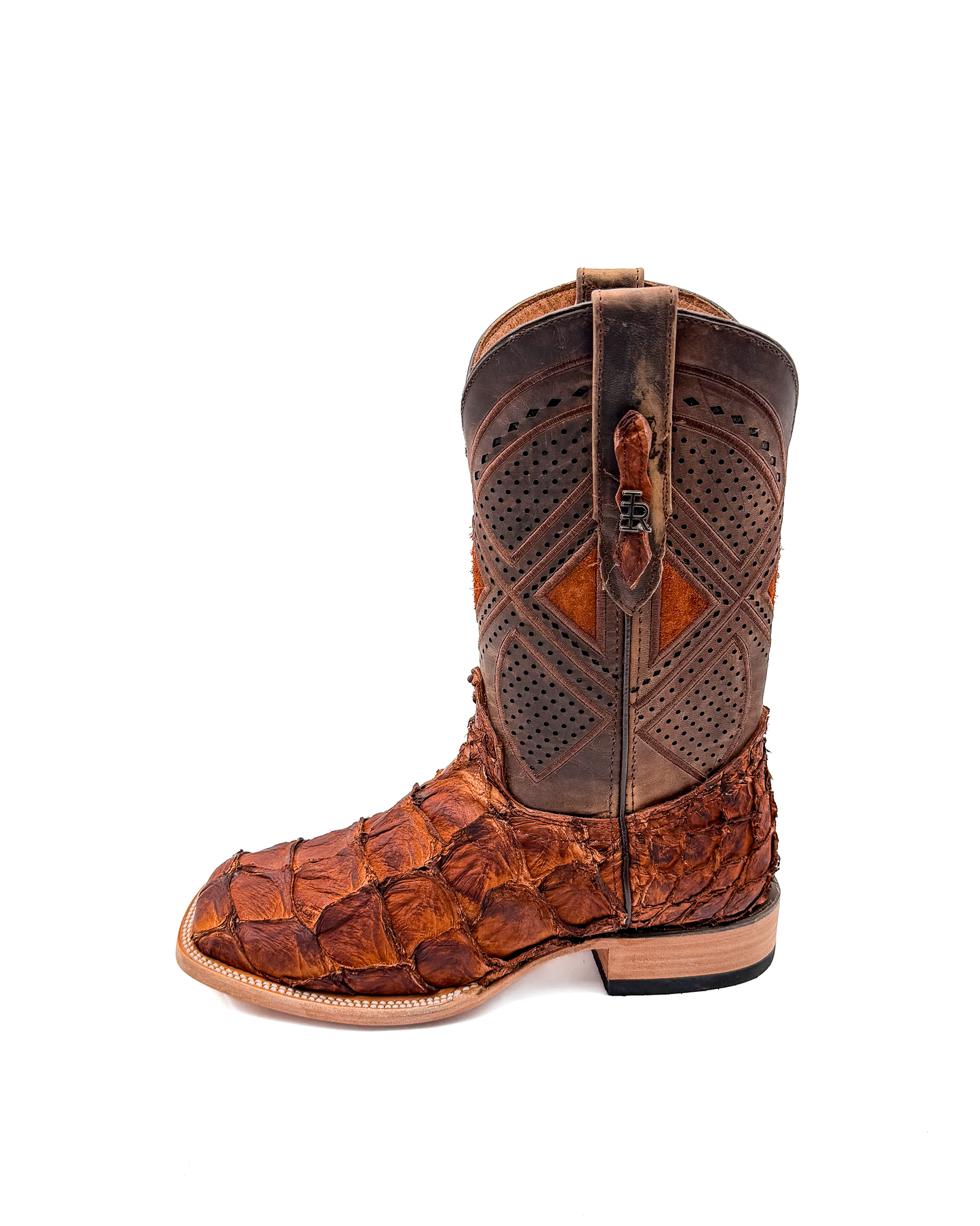 Bota Bulldog En Piel Genuina de Pescado
