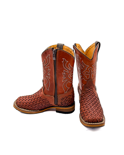 Bota de Niño Tejida Petatillo