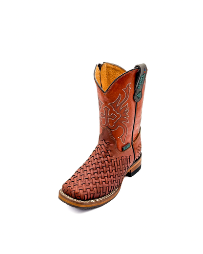 Bota de Niño Tejida Petatillo