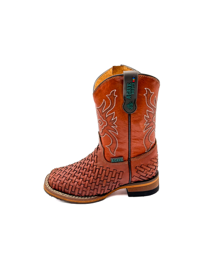Bota de Niño Tejida Petatillo