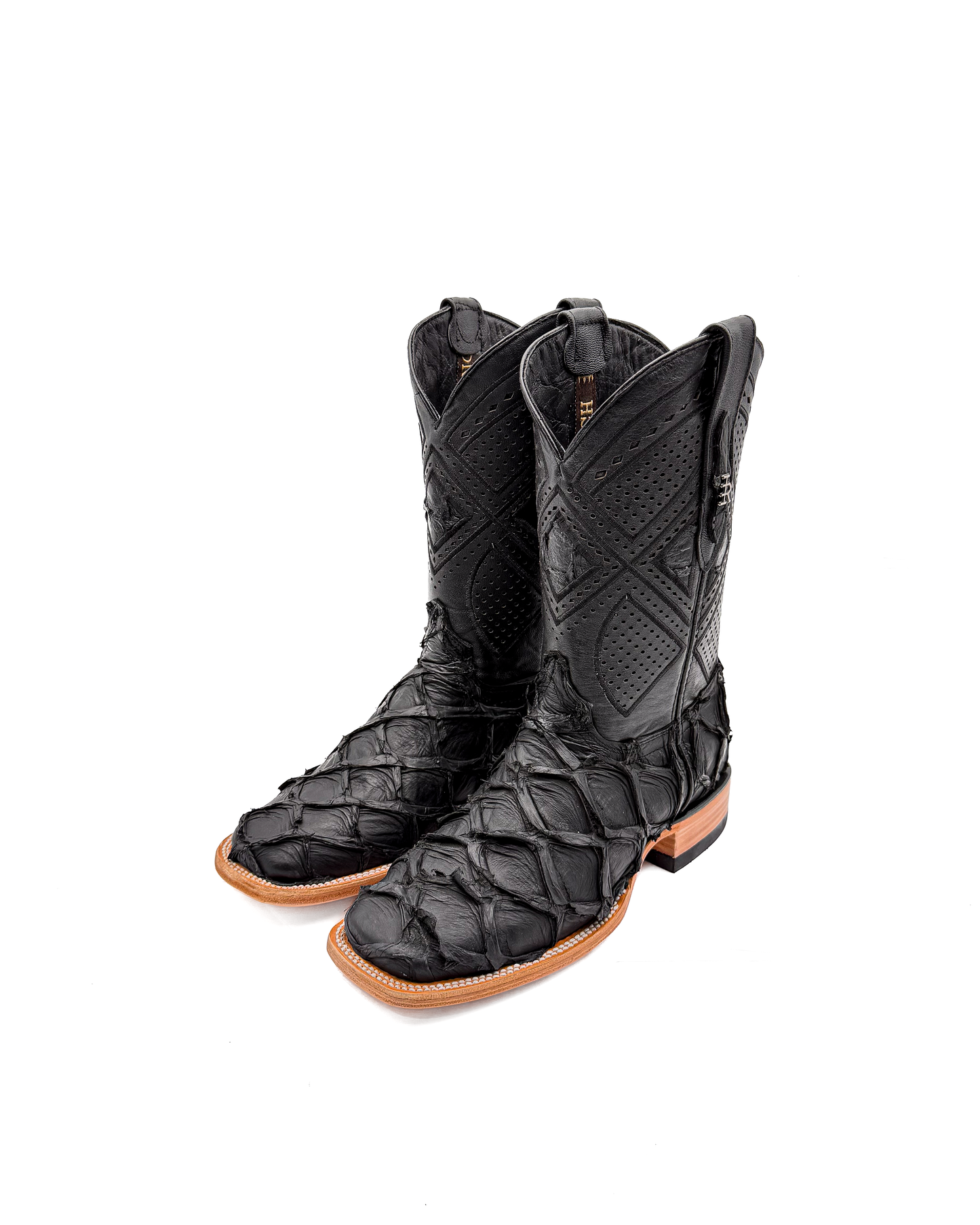 Bota Bulldog En Piel Genuina de Pescado