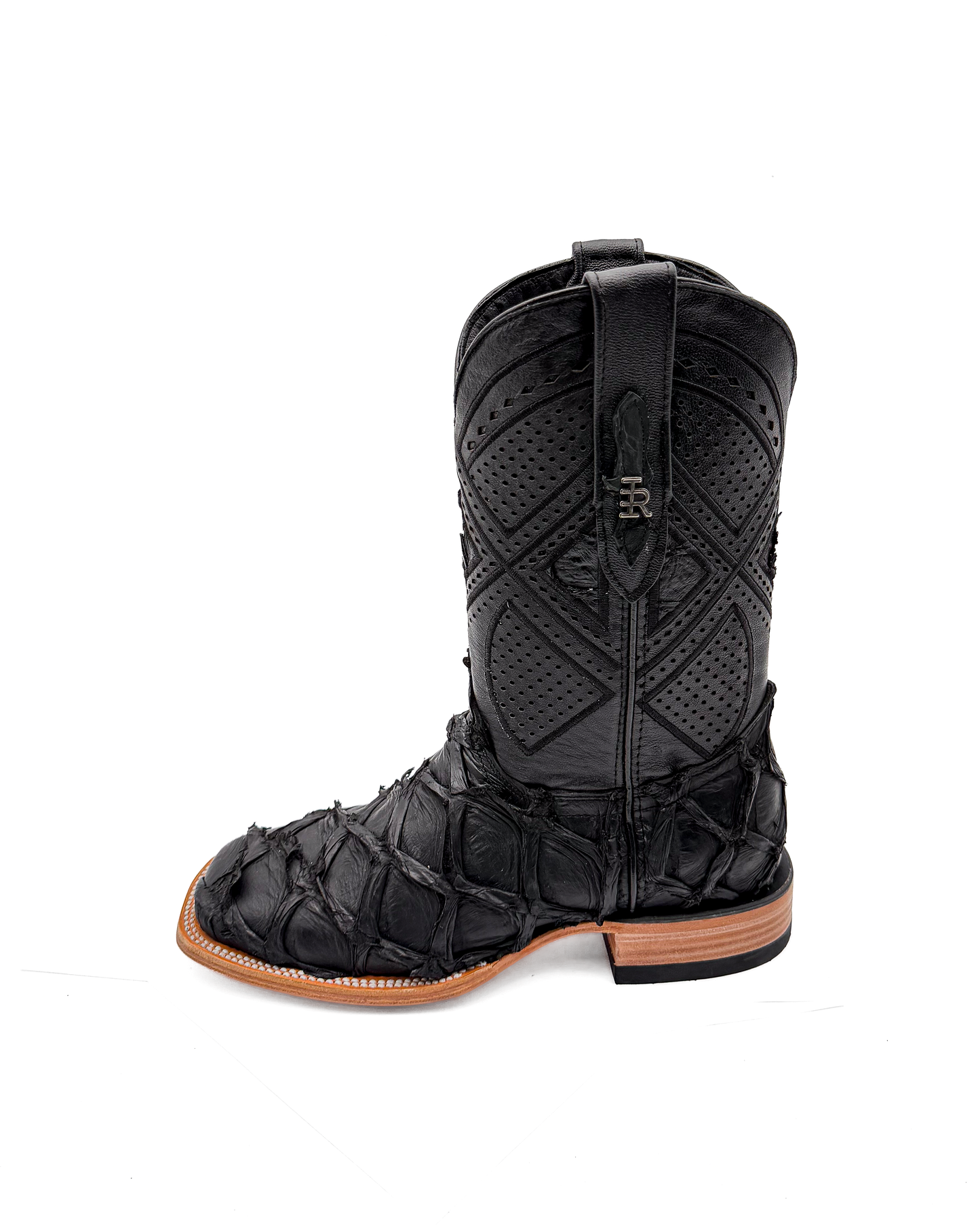 Bota Bulldog En Piel Genuina de Pescado
