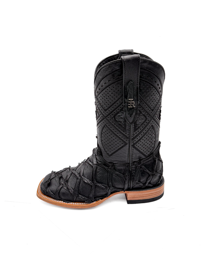 Bota Bulldog En Piel Genuina de Pescado
