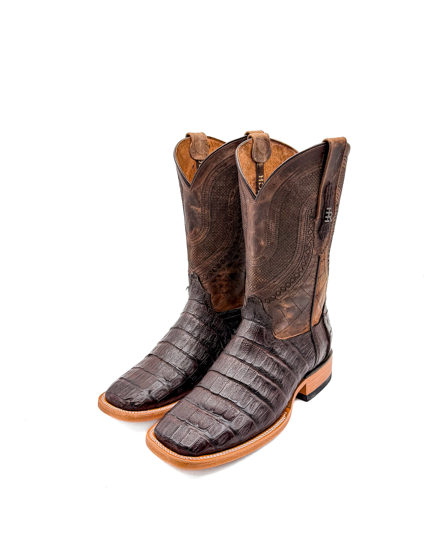 Bota Bulldog Cocodrilo Café Original