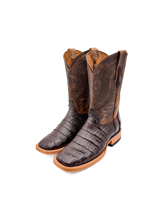 Bota Bulldog Cocodrilo Café Original
