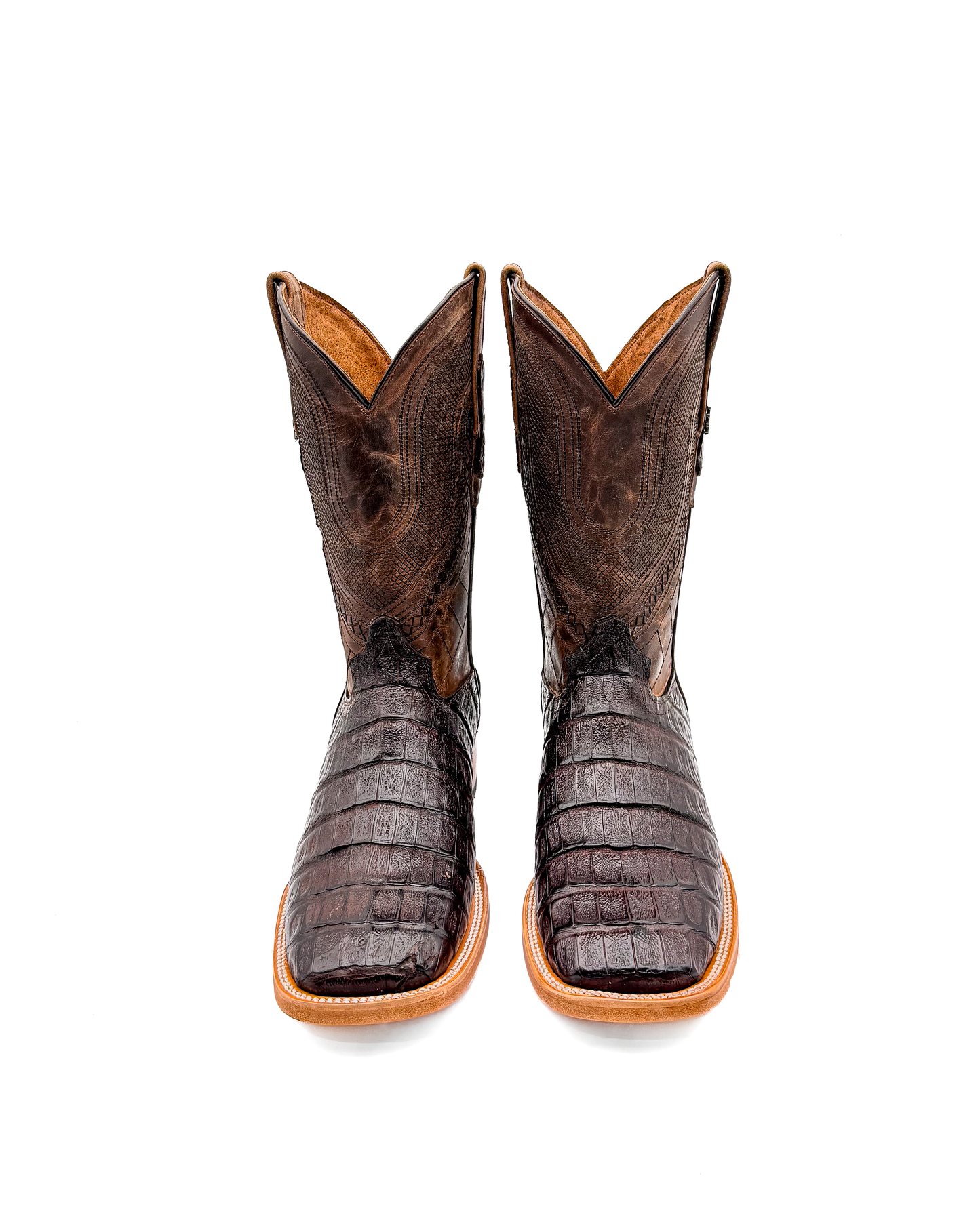 Bota Bulldog Cocodrilo Café Original