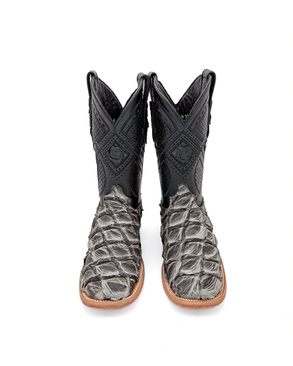 Bota Bulldog En Piel Genuina de Pescado