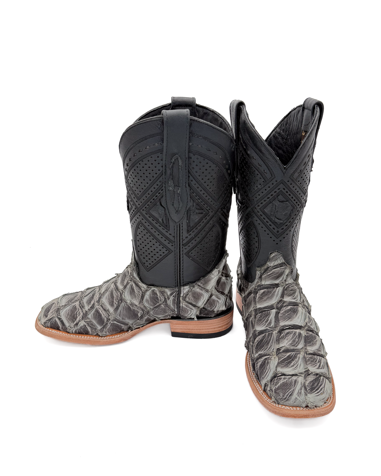 Bota Bulldog En Piel Genuina de Pescado