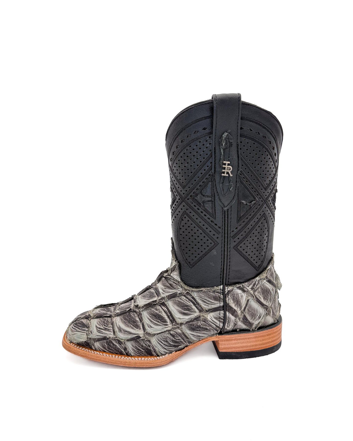 Bota Bulldog En Piel Genuina de Pescado