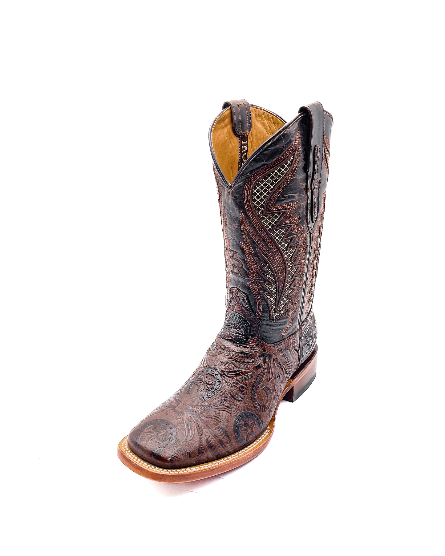 Bota Bulldog Cincelada Café