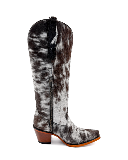 Bota Picuda Pelo de Vaca