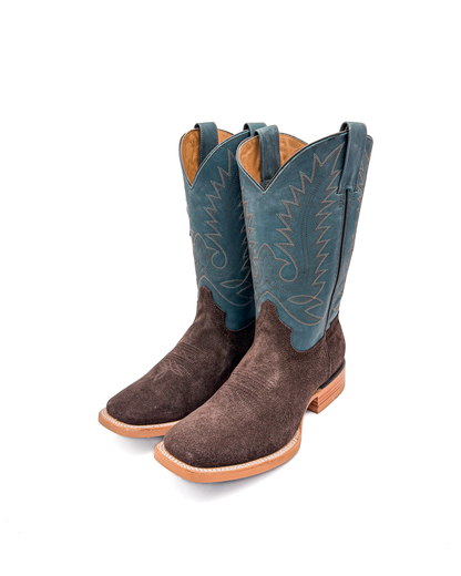 Bota Bulldog Gamuza Café Suela Hule