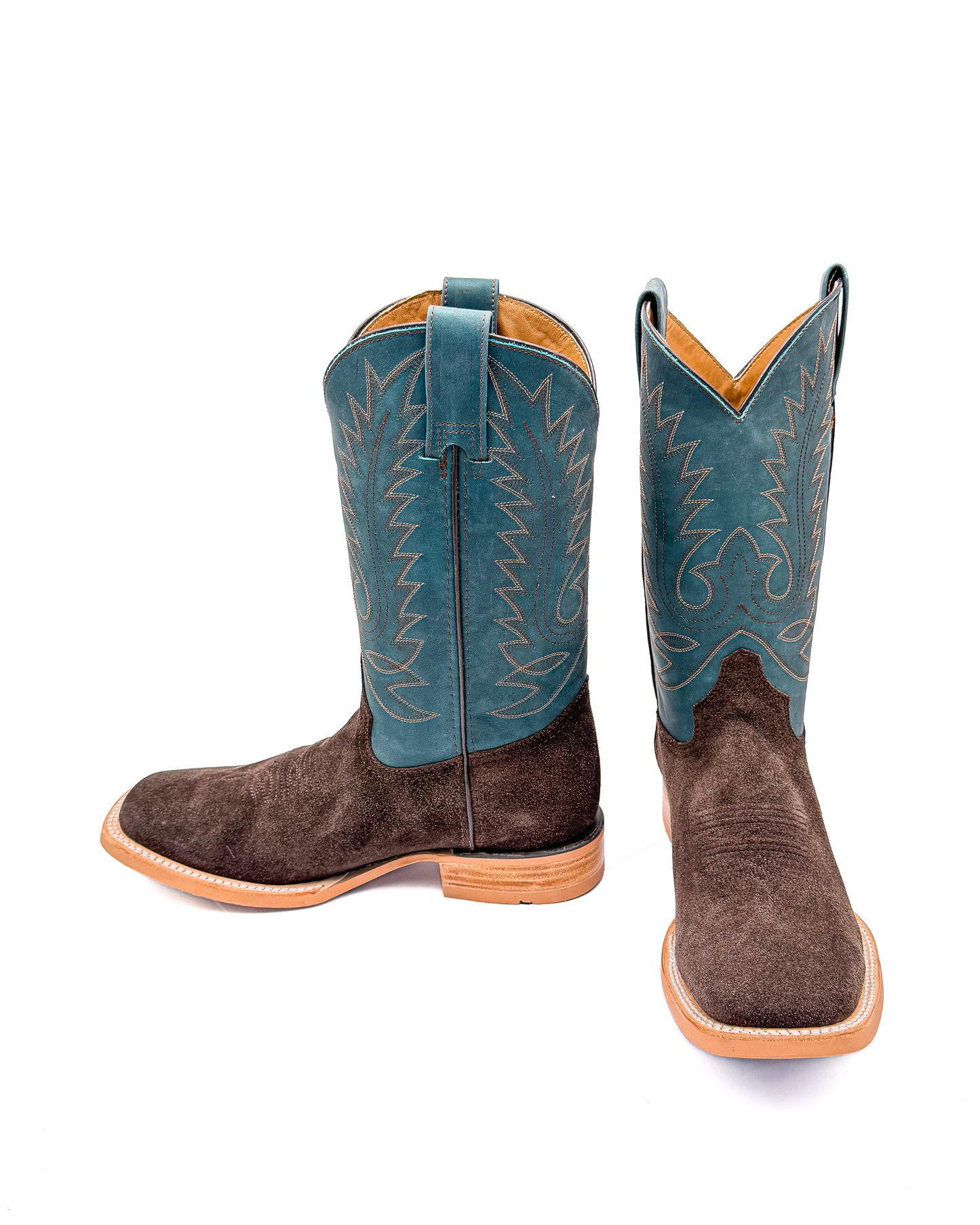 Bota Bulldog Gamuza Café Suela Hule