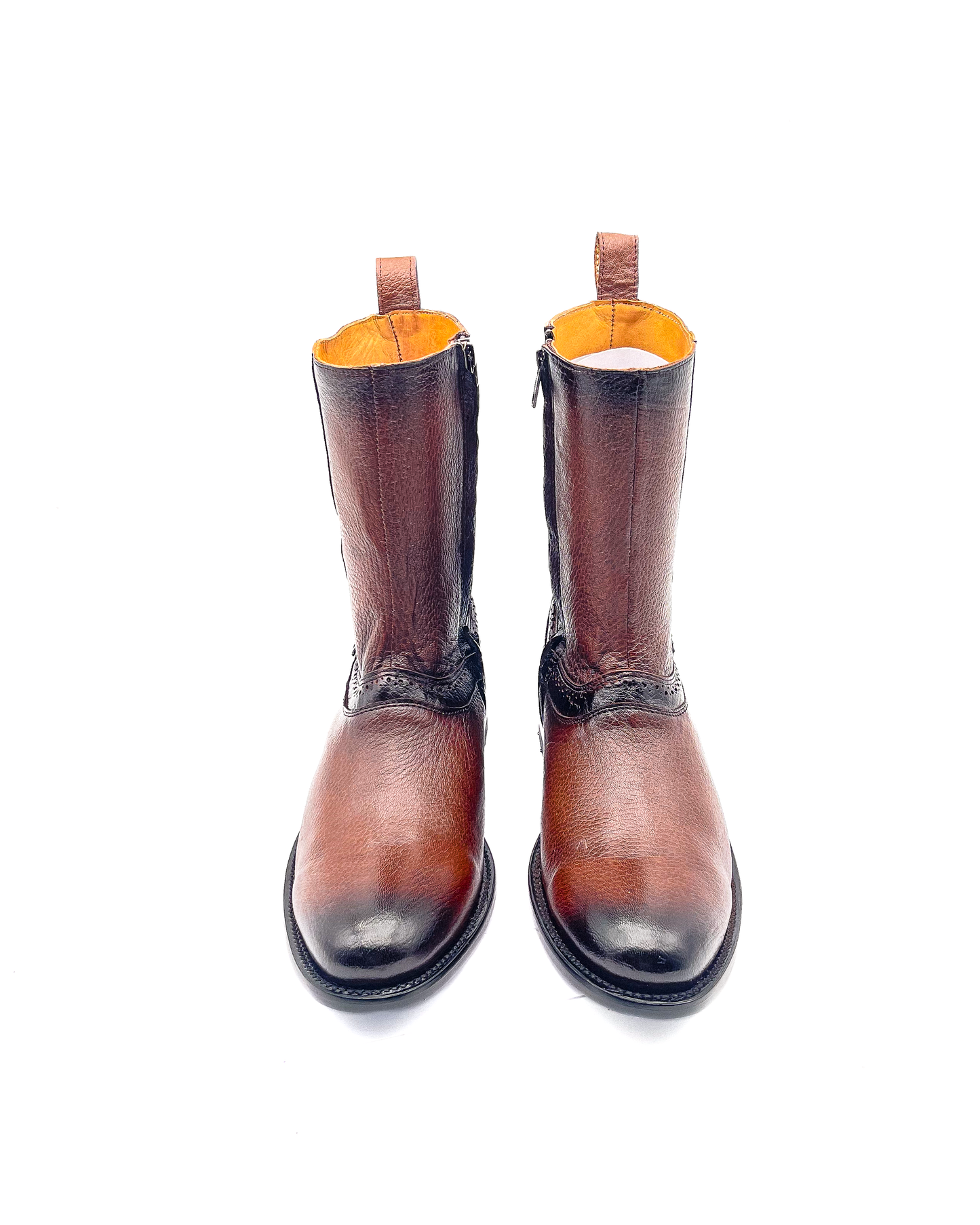 Botín Ander Oval en Piel de Venado