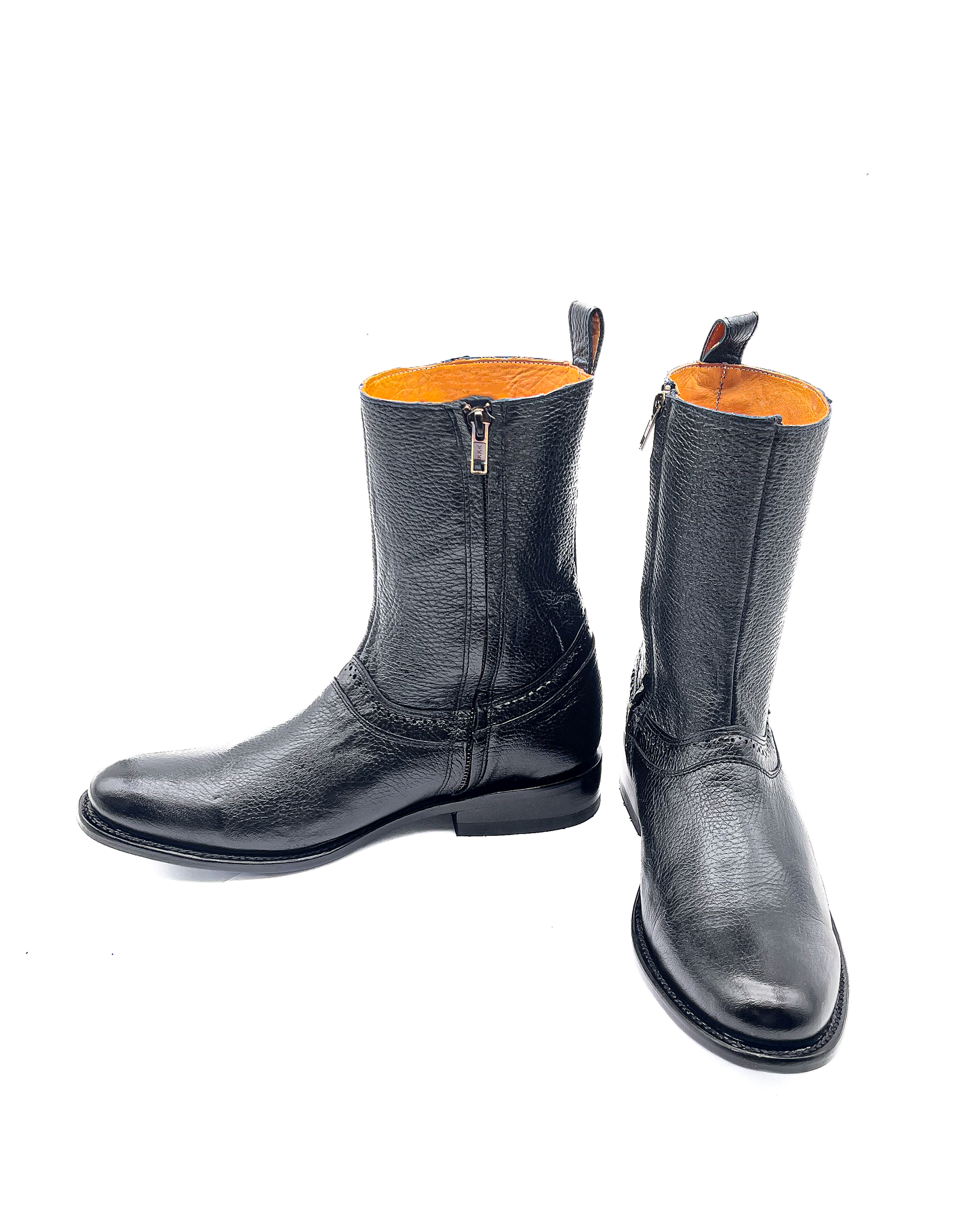 Botín Ander Oval en Piel de Venado