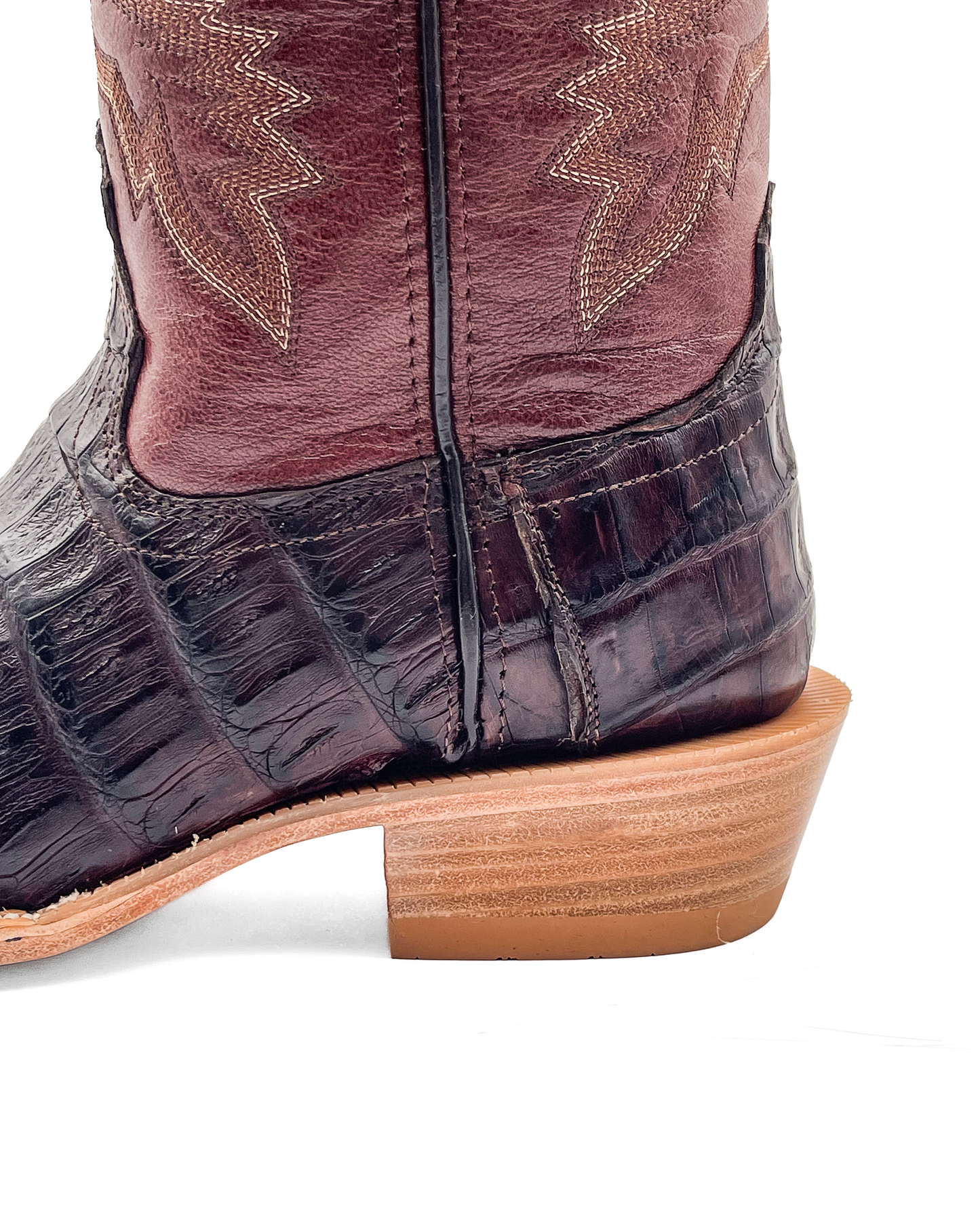 Bota Cutter Cocodrilo Café Original