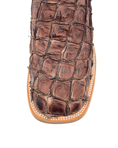 Bota Bulldog En Piel Genuina de Pescado