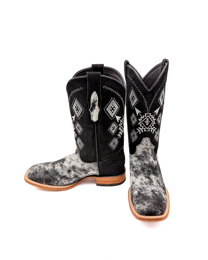 Bota Bulldog Pelo de Vaca Pinto