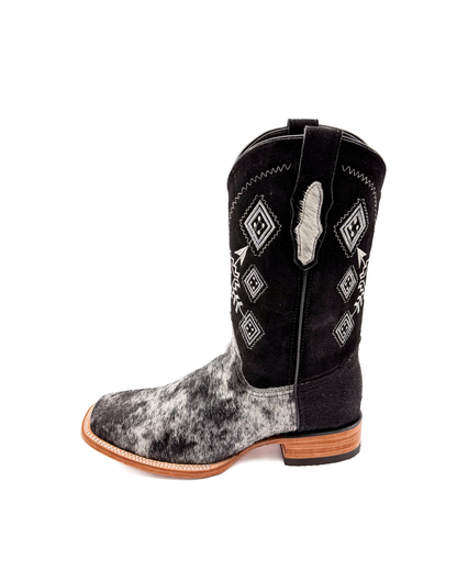 Bota Bulldog Pelo de Vaca Pinto