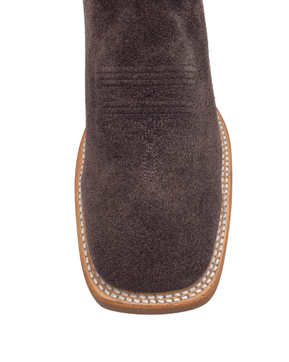 Bota Bulldog Gamuza Café Suela Hule