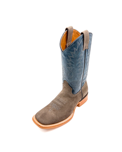Bota Bulldog Gamuza Gris Suela Hule